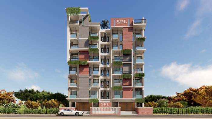 SPL-1 Design of a Residential Building at Dhaka.